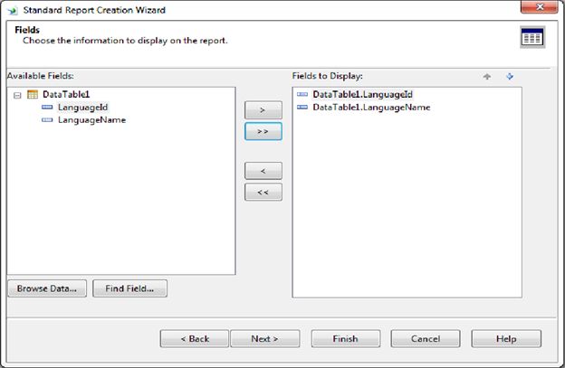 LanguageId and LanguageName field 